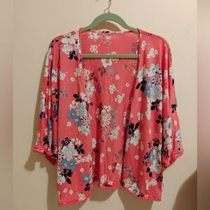 OLD NAVY FLORAL KIMONO CARDIGAN